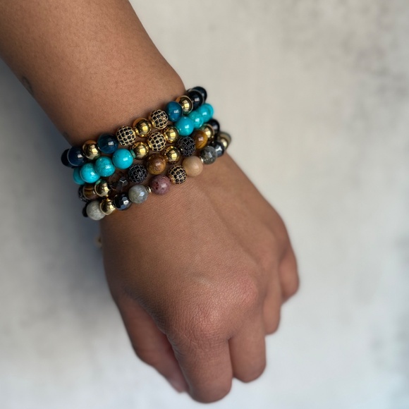 Beaded Rope String Bracelet Stack - Picture 5 of 9